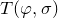 upper T left parenthesis phi comma sigma right parenthesis