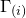 normal upper Gamma Subscript left parenthesis i right parenthesis
