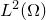 upper L squared left parenthesis normal upper Omega right parenthesis