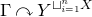 normal upper Gamma clockwise top semicircle arrow upper Y Superscript square cup Super Subscript i equals 1 Super Superscript n Superscript upper X