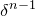 delta Superscript n minus 1