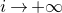 i right arrow plus normal infinity