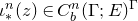 iota Subscript asterisk Superscript n Baseline left parenthesis z right parenthesis element of upper C Subscript b Superscript n Baseline left parenthesis normal upper Gamma semicolon upper E right parenthesis Superscript normal upper Gamma