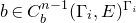 b element of upper C Subscript b Superscript n minus 1 Baseline left parenthesis normal upper Gamma Subscript i Baseline comma upper E right parenthesis Superscript normal upper Gamma Super Subscript i