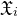 German upper X Subscript i