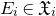 upper E Subscript i Baseline element of German upper X Subscript i