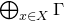 circled plus Underscript x element of upper X Endscripts normal upper Gamma