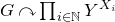 upper G clockwise top semicircle arrow product Underscript i element of double struck upper N Endscripts upper Y Superscript upper X Super Subscript i