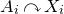 upper A Subscript i Baseline clockwise top semicircle arrow upper X Subscript i