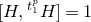 left bracket upper H comma Superscript t 1 Super Superscript p Superscript Baseline upper H right bracket equals 1