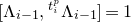 left bracket normal upper Lamda Subscript i minus 1 Baseline comma Superscript t Super Subscript i Super Superscript p Superscript Baseline normal upper Lamda Subscript i minus 1 Baseline right bracket equals 1
