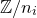 double struck upper Z divided by n Subscript i