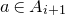 a element of upper A Subscript i plus 1