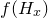 f left parenthesis upper H Subscript x Baseline right parenthesis