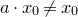 a dot x 0 not equals x 0