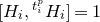 left bracket upper H Subscript i Baseline comma Superscript t Super Subscript i Super Superscript p Superscript Baseline upper H Subscript i Baseline right bracket equals 1
