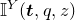 double struck upper I Superscript upper Y Baseline left parenthesis bold italic t comma q comma z right parenthesis