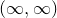 left parenthesis normal infinity comma normal infinity right parenthesis