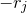 minus r Subscript j