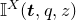 double struck upper I Superscript upper X Baseline left parenthesis bold italic t comma q comma z right parenthesis
