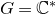 upper G equals double struck upper C Superscript asterisk