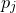 p Subscript j