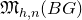 German upper M Subscript h comma n Baseline left parenthesis upper B upper G right parenthesis