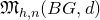German upper M Subscript h comma n Baseline left parenthesis upper B upper G comma d right parenthesis