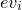 e v Subscript i