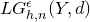 upper L upper G Subscript h comma n Superscript epsilon Baseline left parenthesis upper Y comma d right parenthesis
