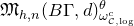German upper M Subscript h comma n Baseline left parenthesis upper B normal upper Gamma comma d right parenthesis Subscript omega Sub Subscript script upper C comma normal l normal o normal g Sub Superscript c Superscript theta