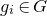 g Subscript i Baseline element of upper G