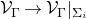 script upper V Subscript normal upper Gamma Baseline right arrow script upper V Subscript normal upper Gamma Baseline vertical bar Subscript normal upper Sigma Sub Subscript i Subscript Baseline