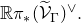 double struck upper R pi Subscript asterisk Baseline left parenthesis script upper V overtilde Subscript normal upper Gamma Baseline right parenthesis Superscript or Baseline period