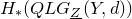 upper H Subscript asterisk Baseline left parenthesis upper Q upper L upper G Subscript upper Z underbar Baseline left parenthesis upper Y comma d right parenthesis right parenthesis