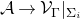 script upper A right arrow script upper V Subscript normal upper Gamma Baseline vertical bar Subscript normal upper Sigma Sub Subscript i Subscript Baseline