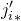 j prime Subscript i Baseline Subscript asterisk