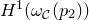 upper H Superscript 1 Baseline left parenthesis omega Subscript script upper C Baseline left parenthesis p 2 right parenthesis right parenthesis