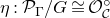 eta colon script upper P Subscript normal upper Gamma Baseline divided by upper G approximately equals script upper O Subscript script upper C Superscript ring