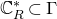 double struck upper C Subscript upper R Superscript asterisk Baseline subset of normal upper Gamma