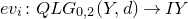 e v Subscript i Baseline colon upper Q upper L upper G Subscript 0 comma 2 Baseline left parenthesis upper Y comma d right parenthesis right arrow upper I upper Y