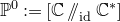 double struck upper P Superscript 0 Baseline colon equals left bracket double struck upper C slash slash Subscript i d Baseline double struck upper C Superscript asterisk Baseline right bracket