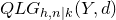 upper Q upper L upper G Subscript h comma n vertical bar k Baseline left parenthesis upper Y comma d right parenthesis