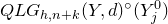 upper Q upper L upper G Subscript h comma n plus k Baseline left parenthesis upper Y comma d right parenthesis Superscript ring Baseline left parenthesis upper Y Subscript j Superscript 0 Baseline right parenthesis