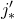 j prime Subscript asterisk