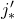 j prime Subscript asterisk