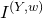 upper I Superscript left parenthesis upper Y comma w right parenthesis