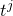 t Superscript j