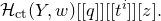 script upper H Subscript normal c normal t Baseline left parenthesis upper Y comma w right parenthesis left bracket left bracket q right bracket right bracket left bracket left bracket t Superscript i Baseline right bracket right bracket left bracket z right bracket period