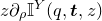 z partial differential Subscript rho Baseline double struck upper I Superscript upper Y Baseline left parenthesis q comma bold italic t comma z right parenthesis